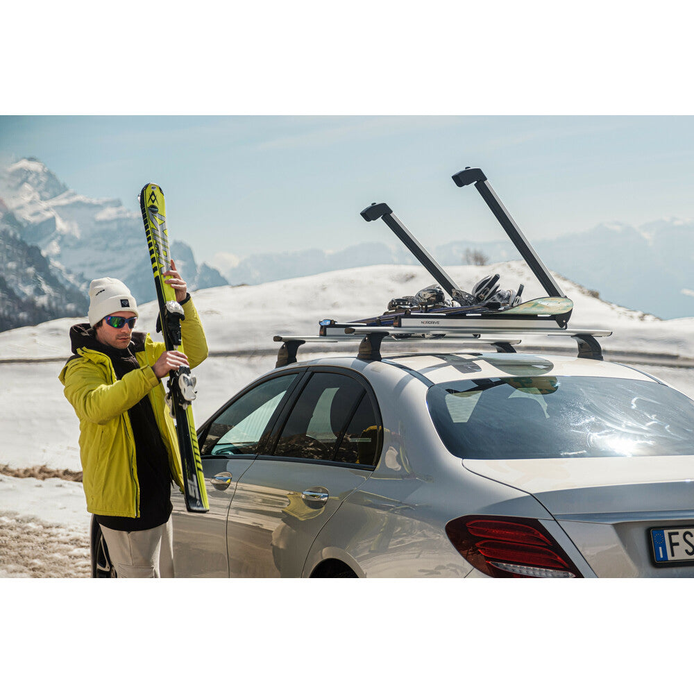 Roof Rack - NORDRIVE SILENZIO - OPEN RAIL (L - 128cm)